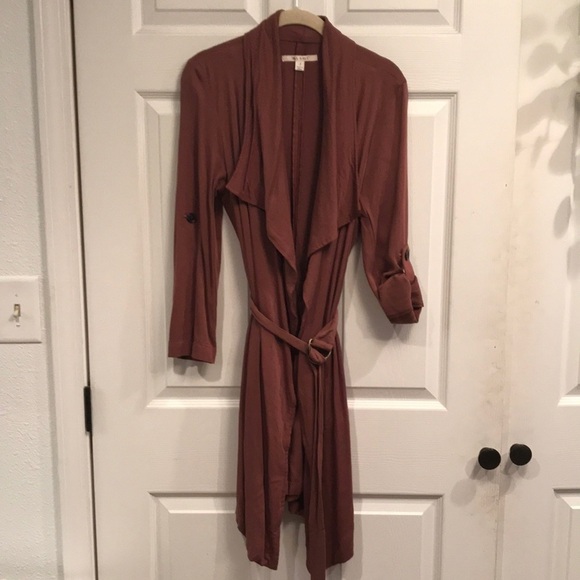 Miami brand size S open front lightweight jacket with belt- brand new - Picture 1 of 6